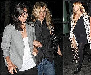 Photos of Nicole Richie, Jennifer Aniston, Courteney Cox, David Arquette at Fleetwood Mac Concert