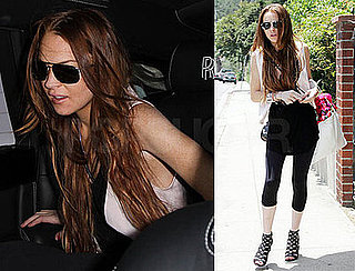 Photos of Lindsay Lohan in LA, Michael Lohan Saying She Has Another Chance