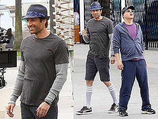 Photos of David Duchovny On the Set of Californication in LA