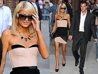 Photos of Paris Hilton and Doug Reinhardt at the Late Show With David Letterman