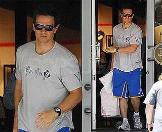 Photos of Mark Wahlberg Leaving Niketown in Beverly Hills