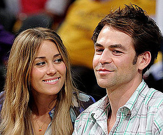 Photo Slide of Lauren Conrad and Kyle Howard at a Lakers Game