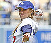 Photo Slide of Lauren Conrad at Dodgers Game in LA