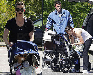 Photos of Ben Affleck and Jennifer Garner with Daughters Seraphina and Violet in Boston