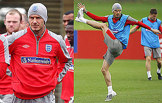 Photos of David Beckham Practicing Soccer in London 2009-06-09 08:30:28