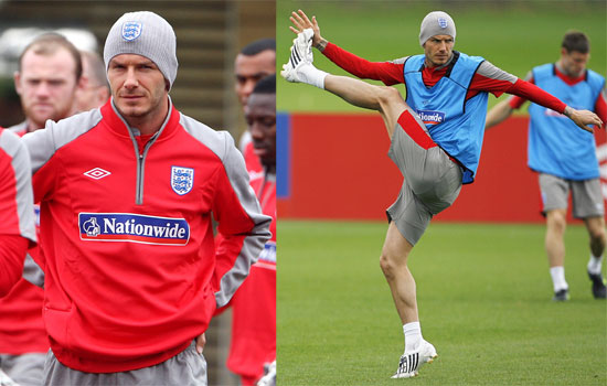 David Beckham in London