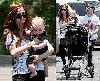 Photos of Ashlee Simpson, Pete Wentz, Celebrity Baby Bronx Wentz In LA