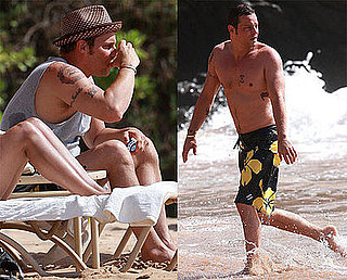Shirtless Photos of Justin Chambers in Hawaii