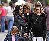Photo Slide of Heidi Klum with Leni and Henry in NYC
