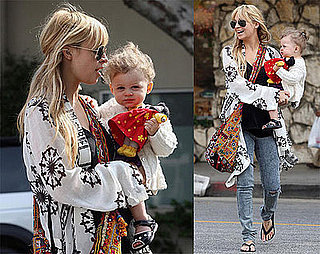 Photos of Pregnant Nicole Richie and Daughter Harlow Madden in Santa Monica