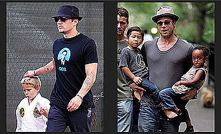 Photos of Celebrity Dads With Their Celebrity Babies