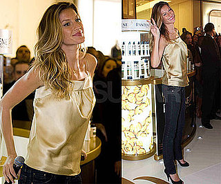 Photos of Gisele Bundchen Promoting Pantene in Sao Paulo, Brazil