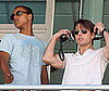 Photo Slide of Tom and Connor Cruise at a NASCAR Race