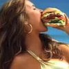 Audrina Patridge Promotes the Carl's Jr. "Bikini Burger"