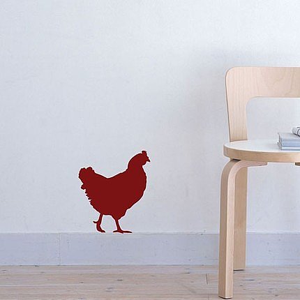 Little Red Hen Vinyl Decal ($10)