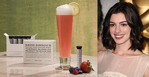 Anne Hathaway Drinks Thermo Bubbles to Boost Fat Burning