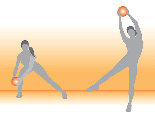 Multitasking Move: Side Lunge to Leg Lift