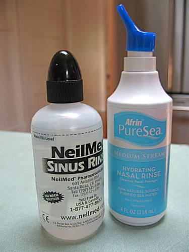 Comparison of Alfin Pure Sea and NeilMed Nasal Rinses