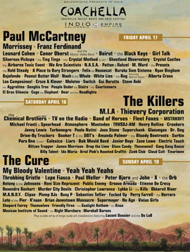 Coachella 2009: A Playlist