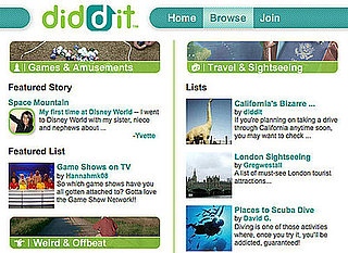 Website of the Day: Diddit