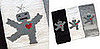 Robot Hand Towels From Shana Logic Feature Embroidered Robots