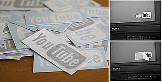 Cover Your Television With YouTube Stickers