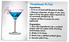 Celebrate Pi Day With Think Geek's Pi-Tini Celebrate Pi Day With Think Geek's Pi-Tini