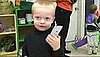 Little Kid Dresses Up As Steve Jobs for Halloween With iPhone