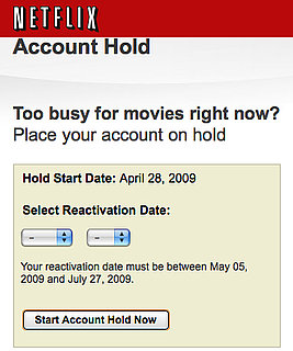 Use Netflix Account Holds to Save Money