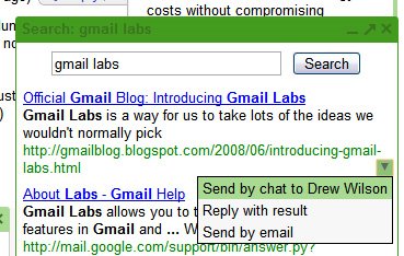 Gmail Lab Lets You Search Google Without Leaving Gmail
