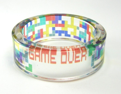 Lucite Resin Tetris Bracelet From Etsy