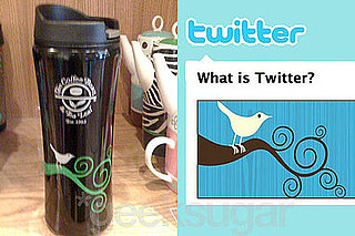 Twitter Bird Logo Spotted on Coffee Bean & Tea Leaf Mug