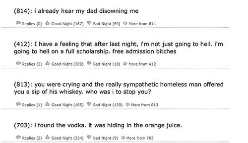 Texts From Last Night Texts From Last Night