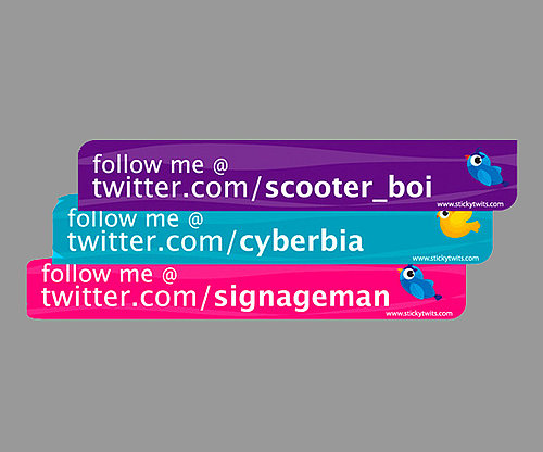 Twitter Bumper Stickers Twitter Bumper Stickers