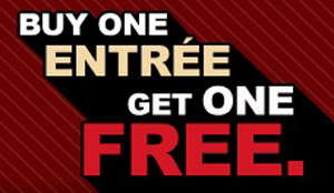 Buy One Entree Get One Free at T.G.I. Friday's Coupon