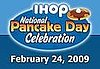 Free Pancakes at IHOP on February 24, 2009
