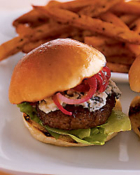 Stilton Sirloin Sliders and Shiraz Stilton Sirloin Sliders and Shiraz