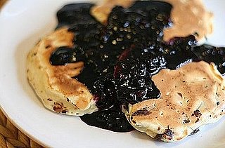 Recipe for Chocolate Chip Pancakes With Blueberry Syrup