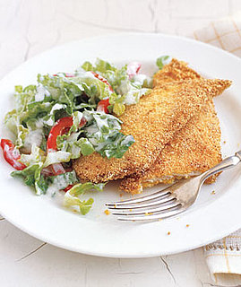 Monday's Leftovers: Crispy Chicken Cutlets & Romaine Salad