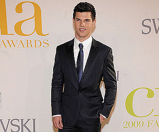 Slide Image Of Taylor Lautner In A Suit At CFDA Awards