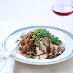 Fast & Easy Dinner: Red Wine Risotto With Grilled Chicken