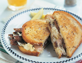 Fast & Easy Dinner: Tempeh Reubens With Caramelized Onions