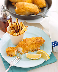 Fast & Easy Dinner: Fish and Chips Fast & Easy Dinner: Fish and Chips