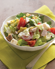 Recipe For Spicy Pork Salad and Buttermilk Dressing