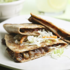 Fast & Easy Dinner: Barbecue Portobello Quesadillas