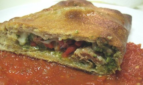 Say Cheese! Fresh Mozzarella, Italian Sausage Calzones