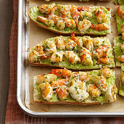 Fast & Easy Dinner: Shrimp Scampi Pizzas