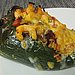 Chorizo and Shrimp Stuffed Poblano Peppers