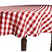Red and White Check Tablecloth