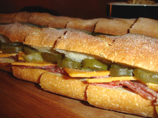 Salami and Pickle Sandwich Salami and Pickle Sandwich